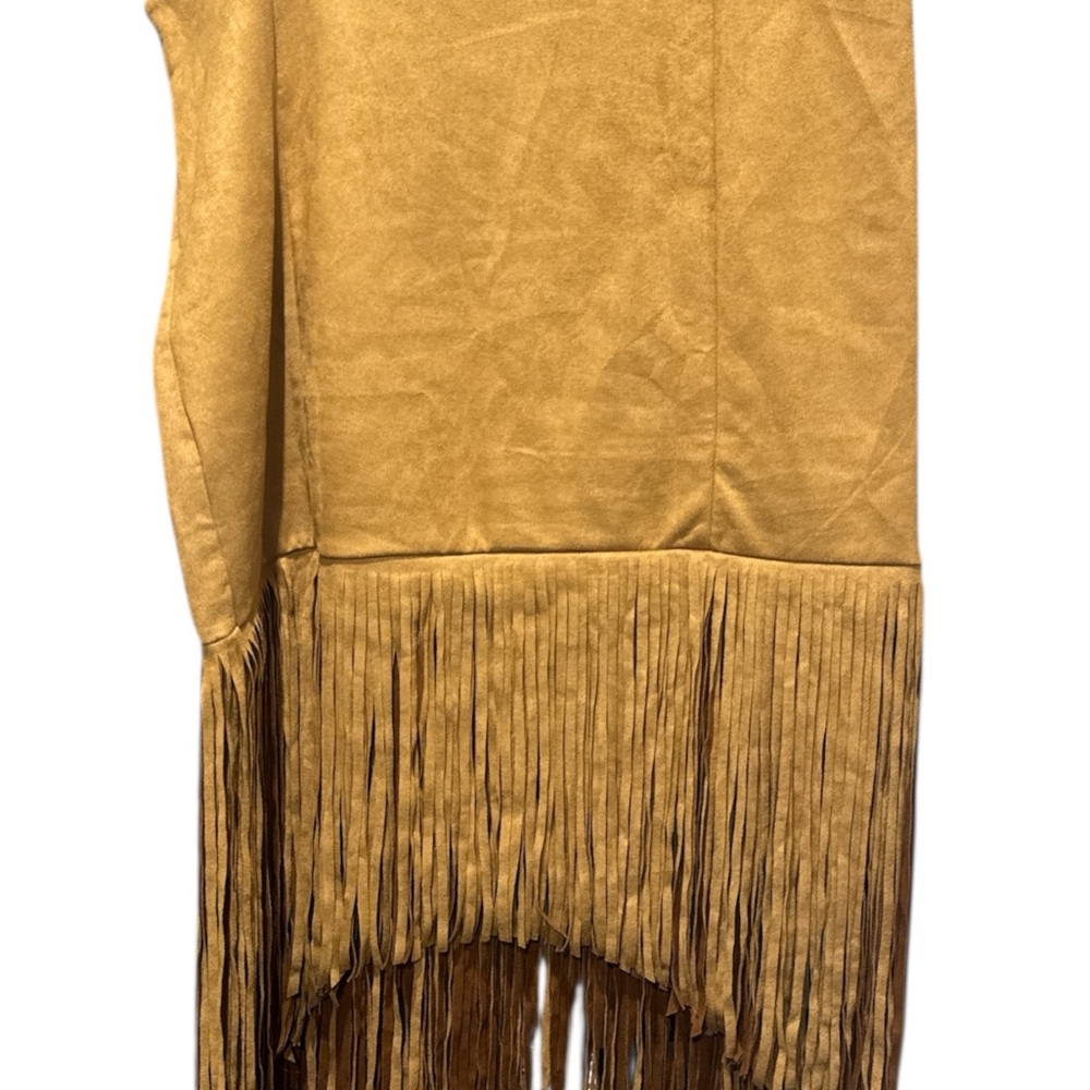 NWT Brown  Fringe Skirt - Picture 10 of 12